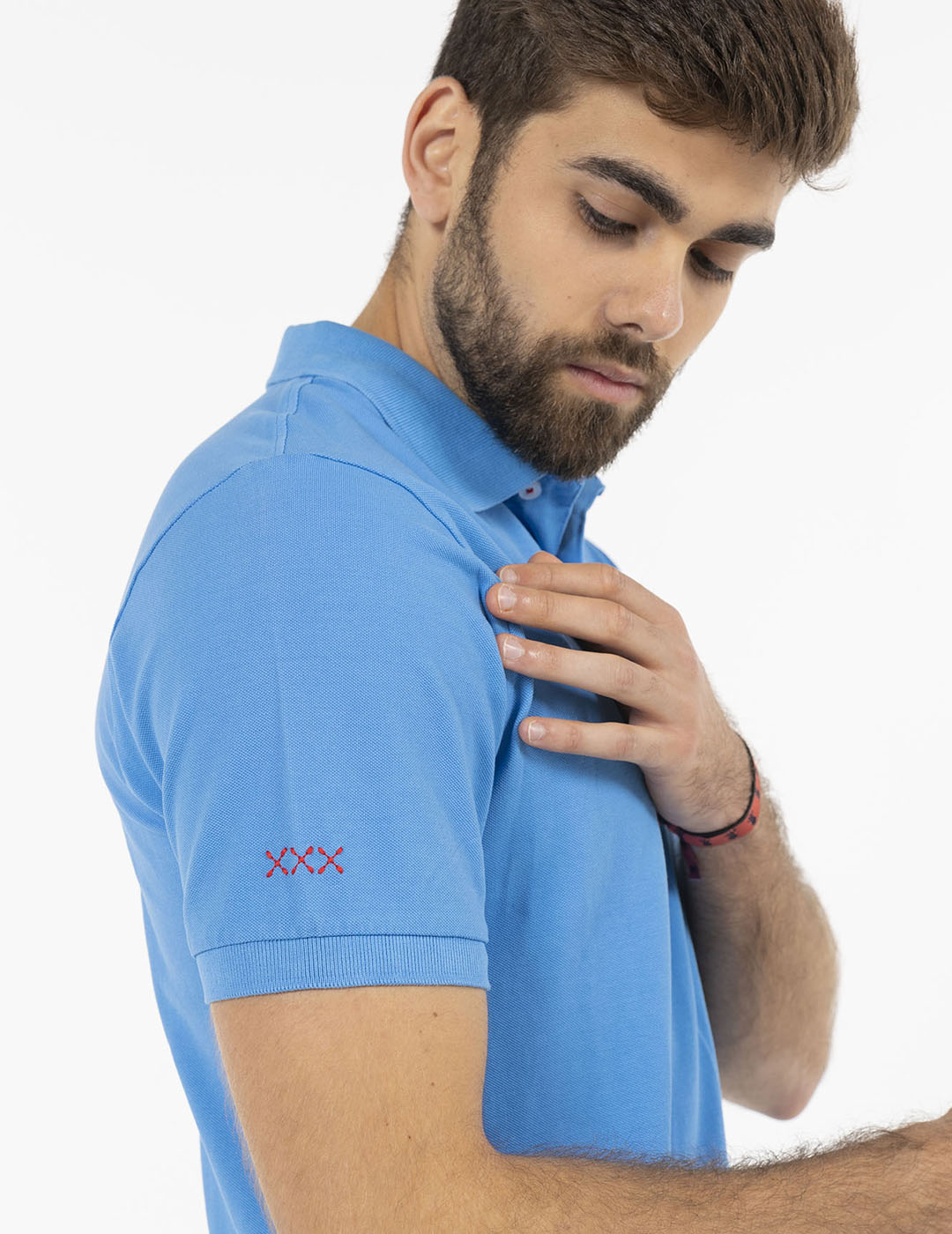 POLO PULPO & CO 2.0 AZUL MEDIO DELAVÉ