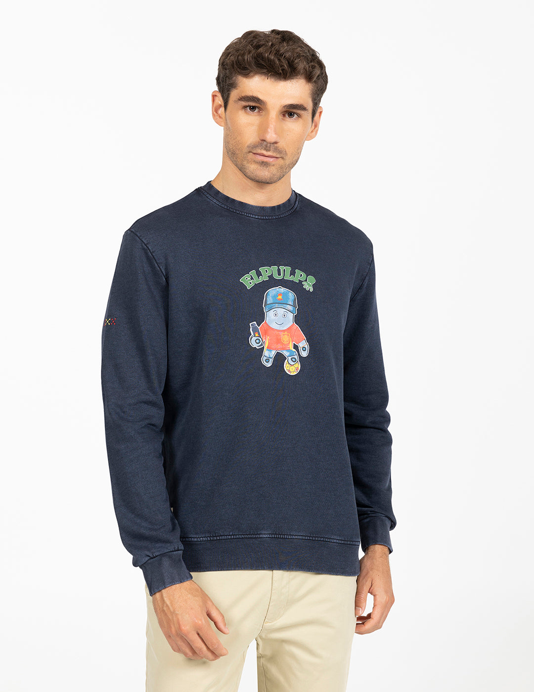 DELAVÉ BASIC RFEF SWEATSHIRT AZUL MARINHO