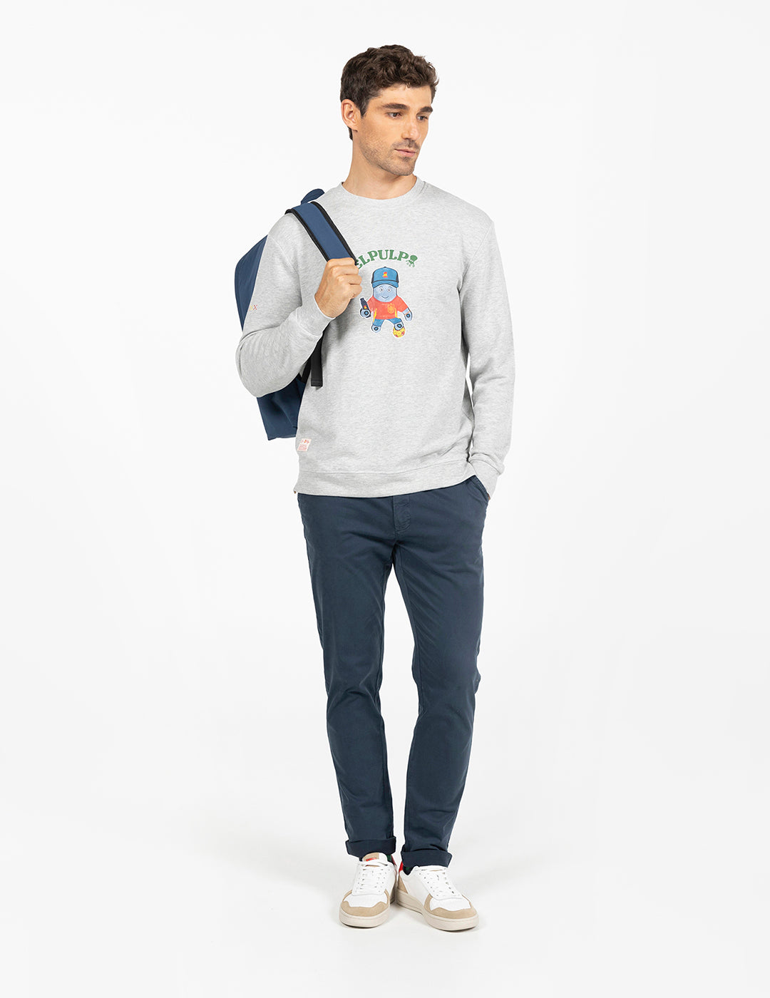SWEATSHIRT BÁSICO RFEF CINZA VIGORÉ