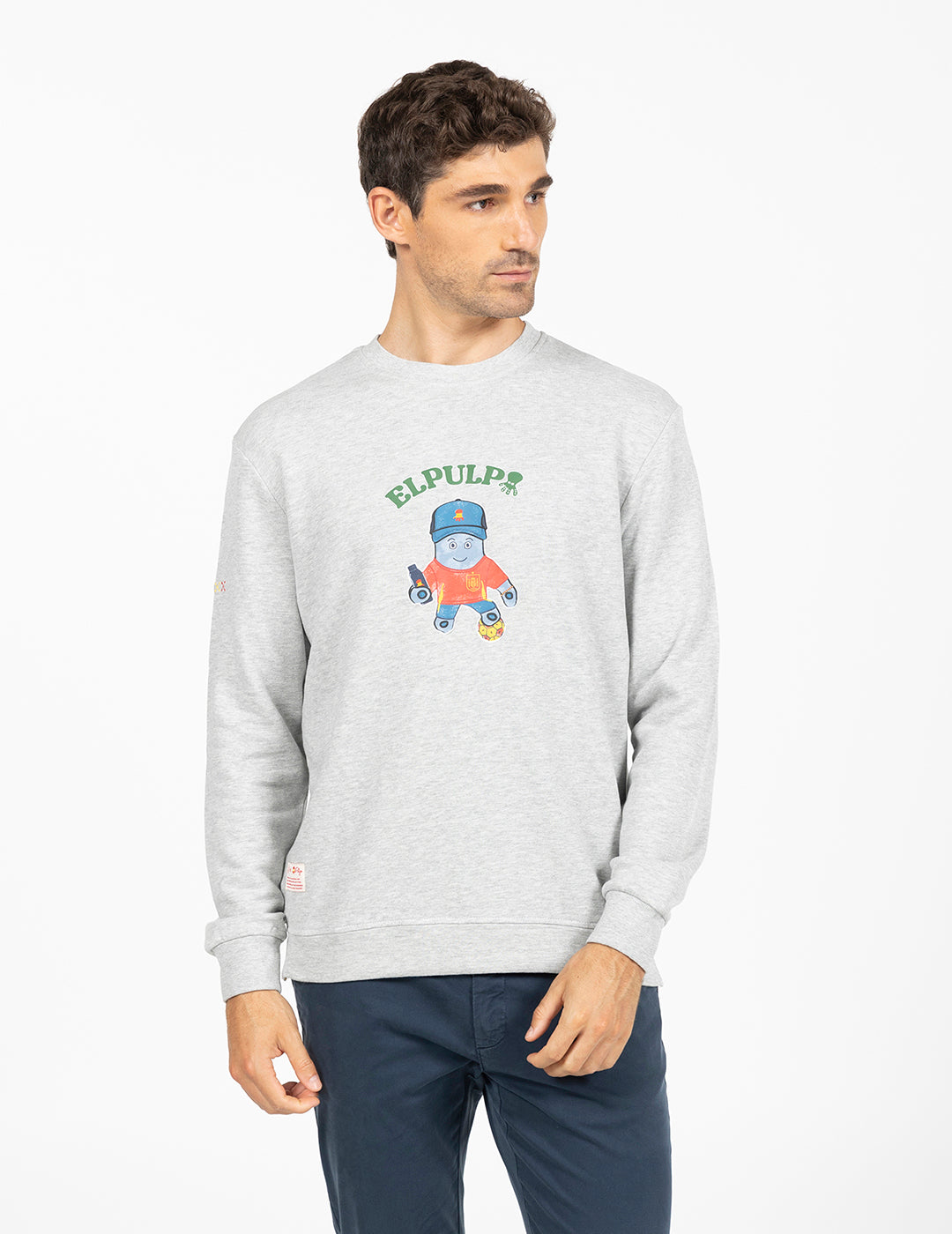 SWEATSHIRT BÁSICO RFEF CINZA VIGORÉ