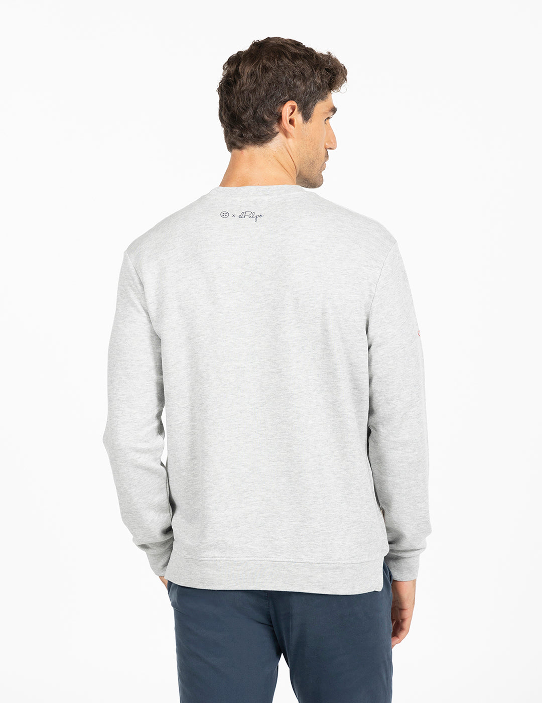 SWEATSHIRT BÁSICO RFEF CINZA VIGORÉ