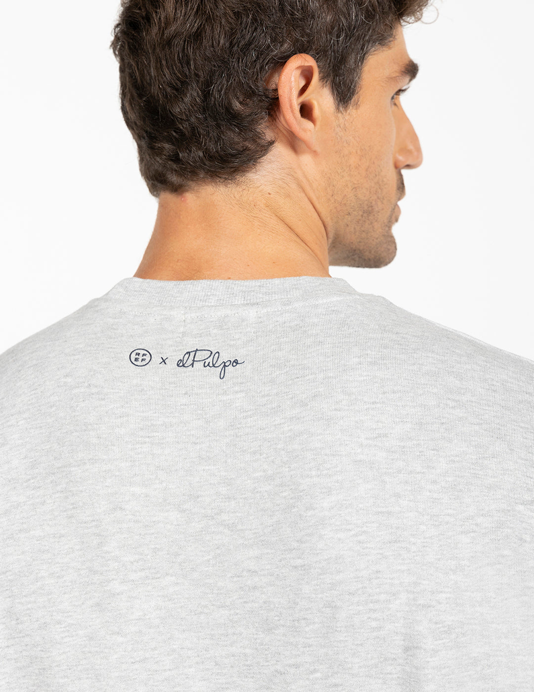 SWEATSHIRT BÁSICO RFEF CINZA VIGORÉ