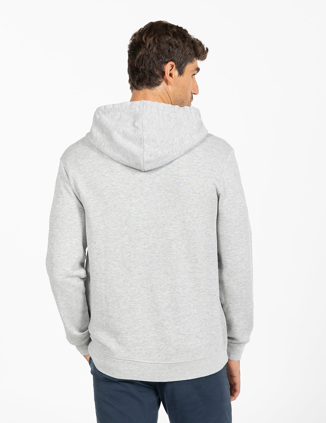 SWEATSHIRT COM CAPUZ VIGORÉ GREY LETTERING RFEF