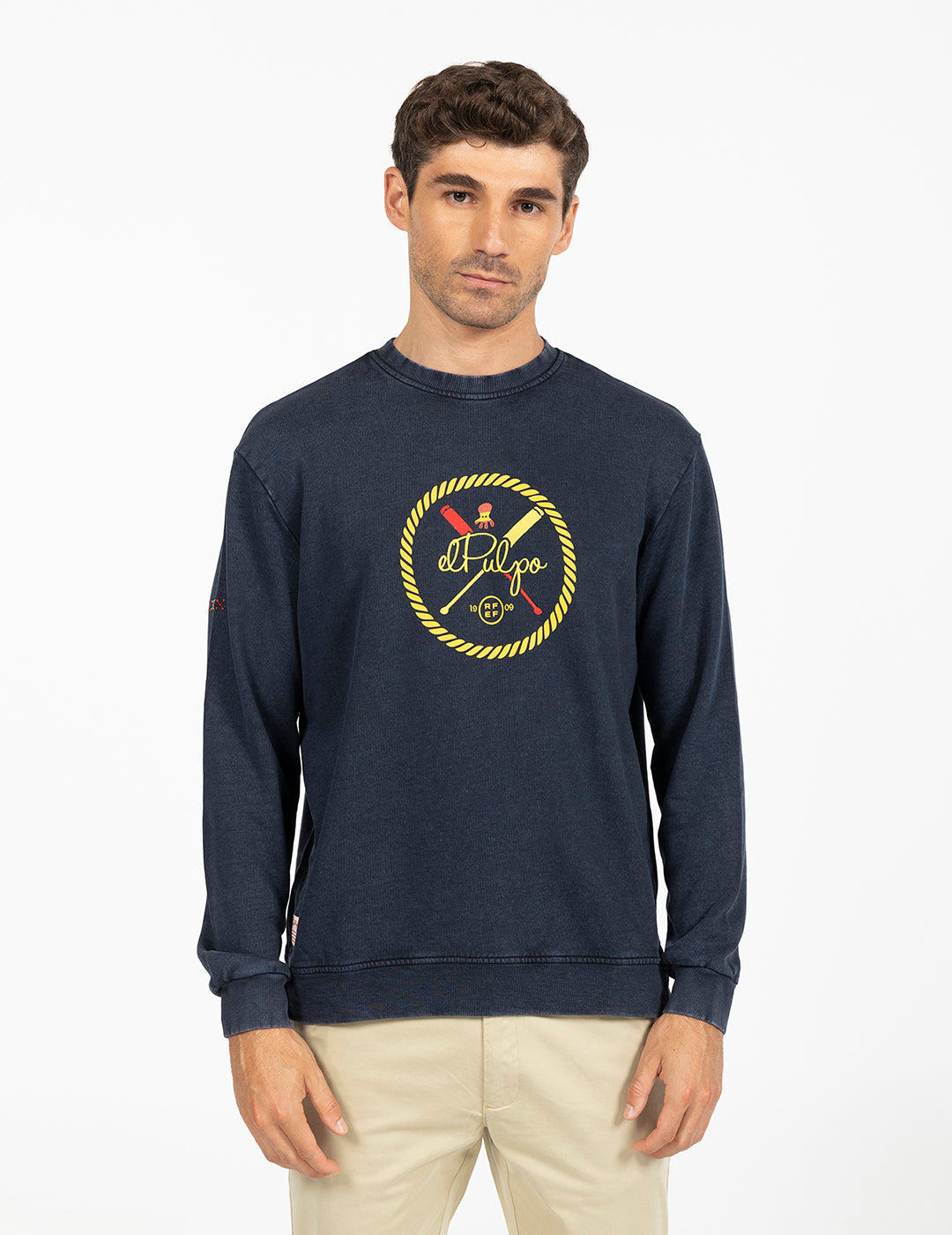SWEATSHIRT REMOS RFEF AZUL MARINHO DELAVÉ