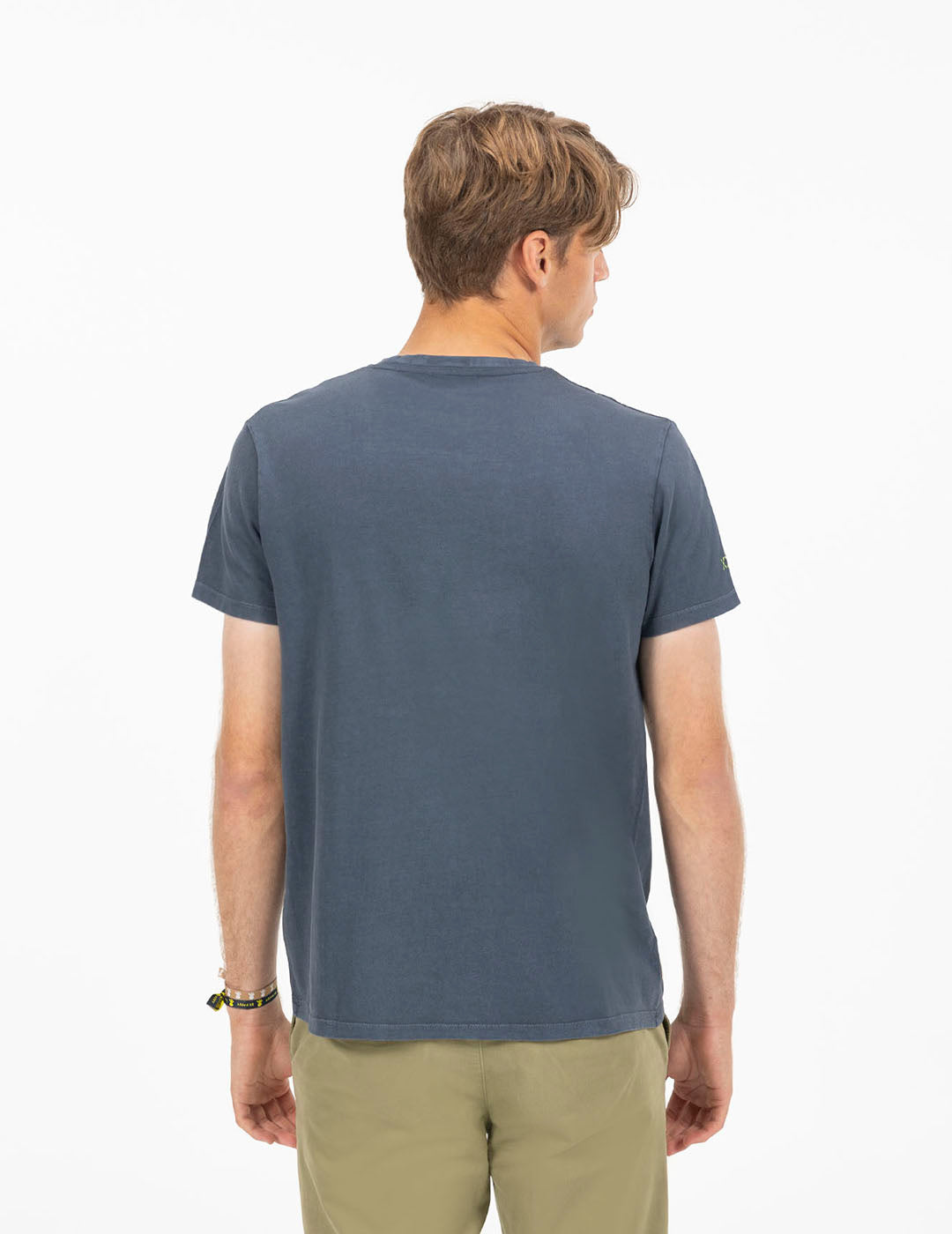 DELAVÉ NAVY BLUE OARS WATERCOLOUR PRINT T-SHIRT