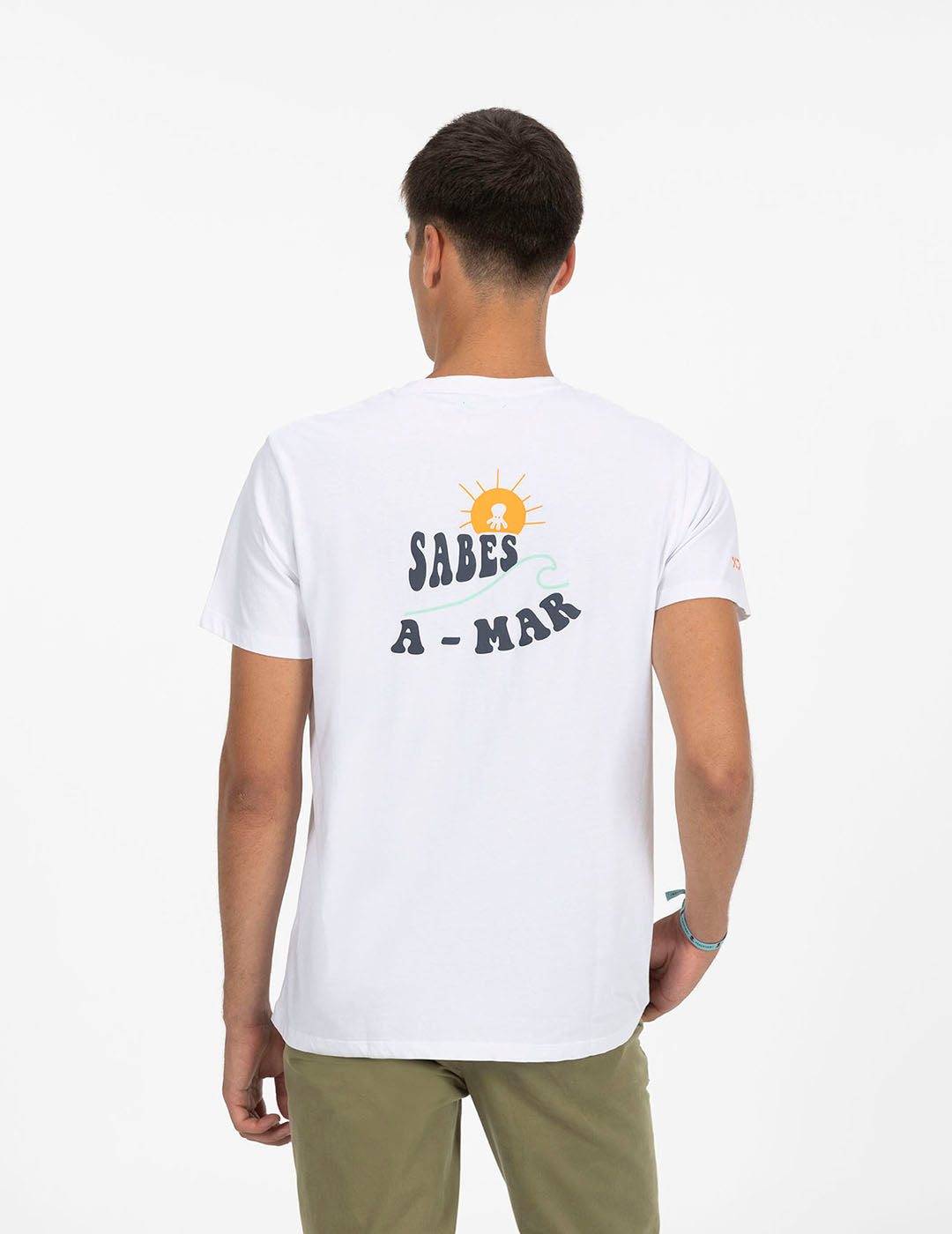 T-SHIRT PRINTED SABES A-MAR PURE WHITE