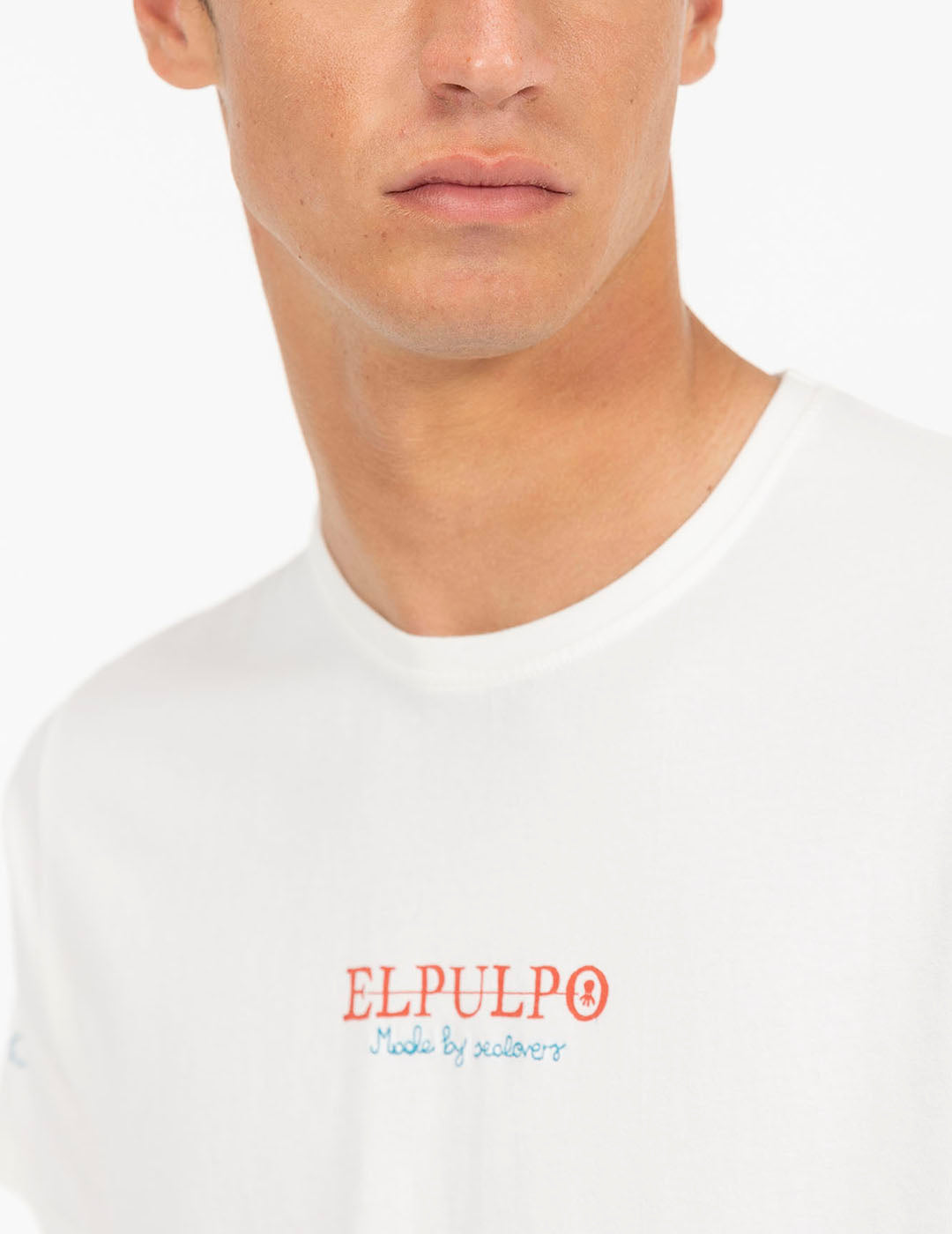 CAMISETA ESTAMPADO ELPULPO SPAINSNOW BLANCO ROTO