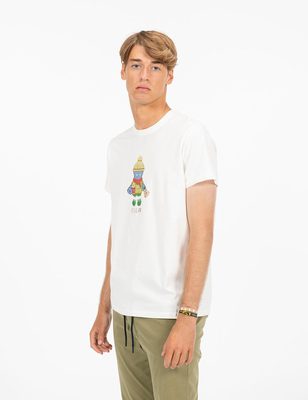 OFF-WHITE SNOW OCTOPUS PRINTED T-SHIRT