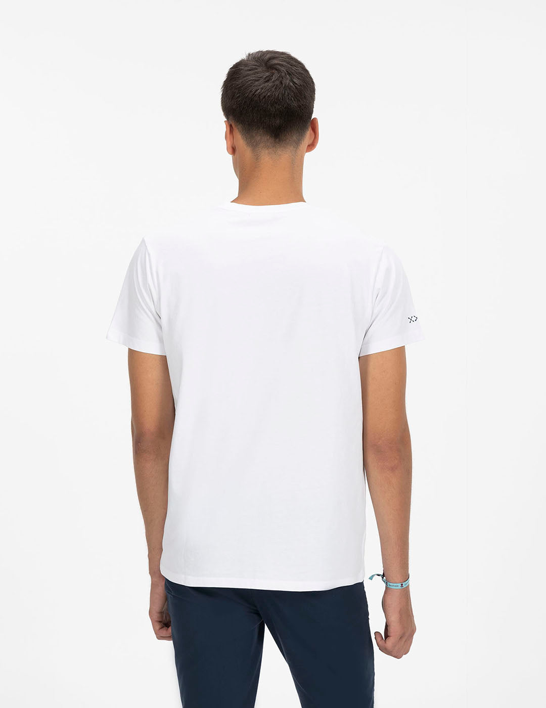 CAMISETA NEW BASIC LOGO BLANCO PURO