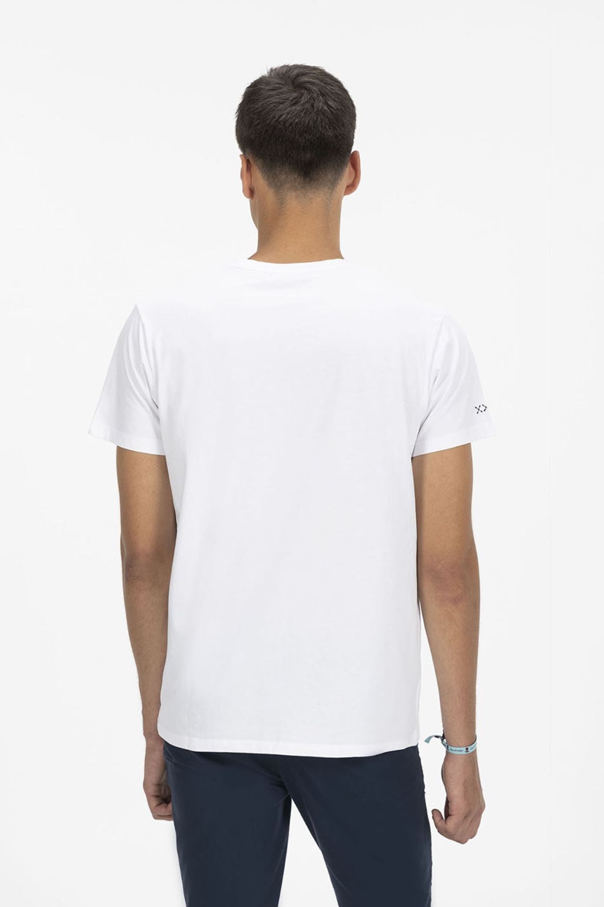 NEW BASIC PURE WHITE LOGO T-SHIRT