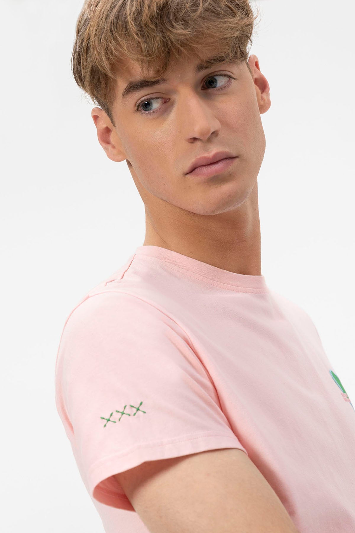 THE ARTIST PRINTED T-SHIRT PINK