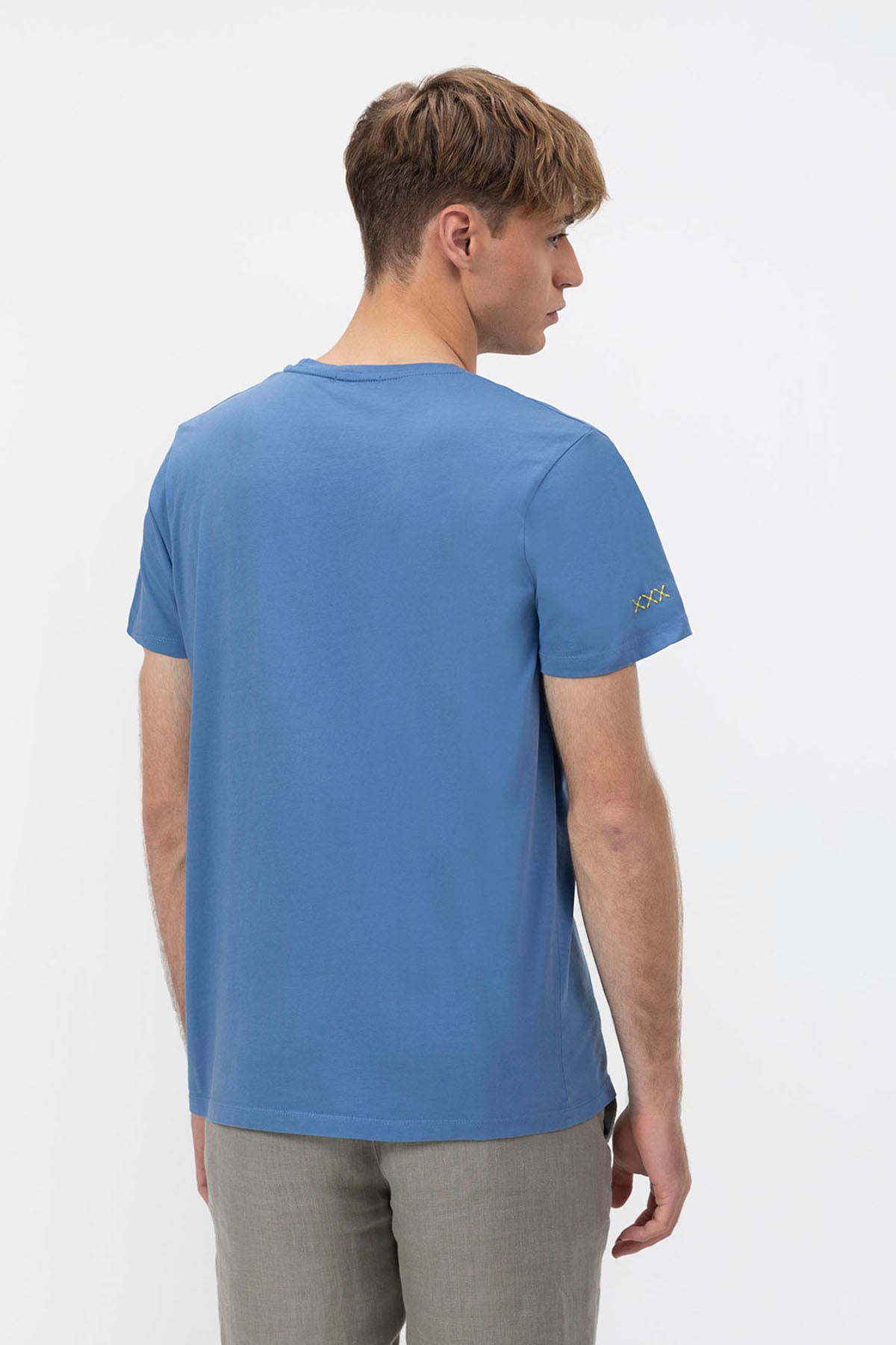 EL MAR TODO LO-CURA INDIGO T-SHIRT