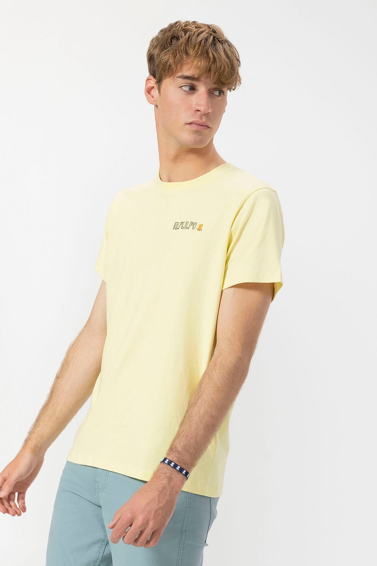 THE BEST TACOS PRINTED T-SHIRT LEMON YELLOW