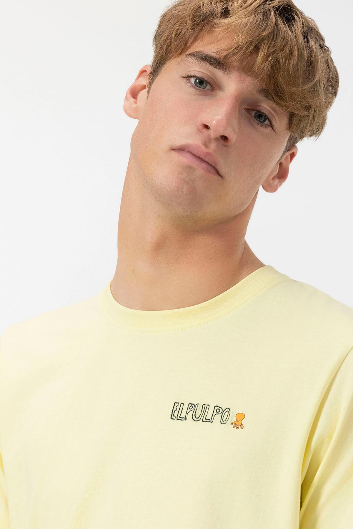 THE BEST TACOS PRINTED T-SHIRT LEMON YELLOW