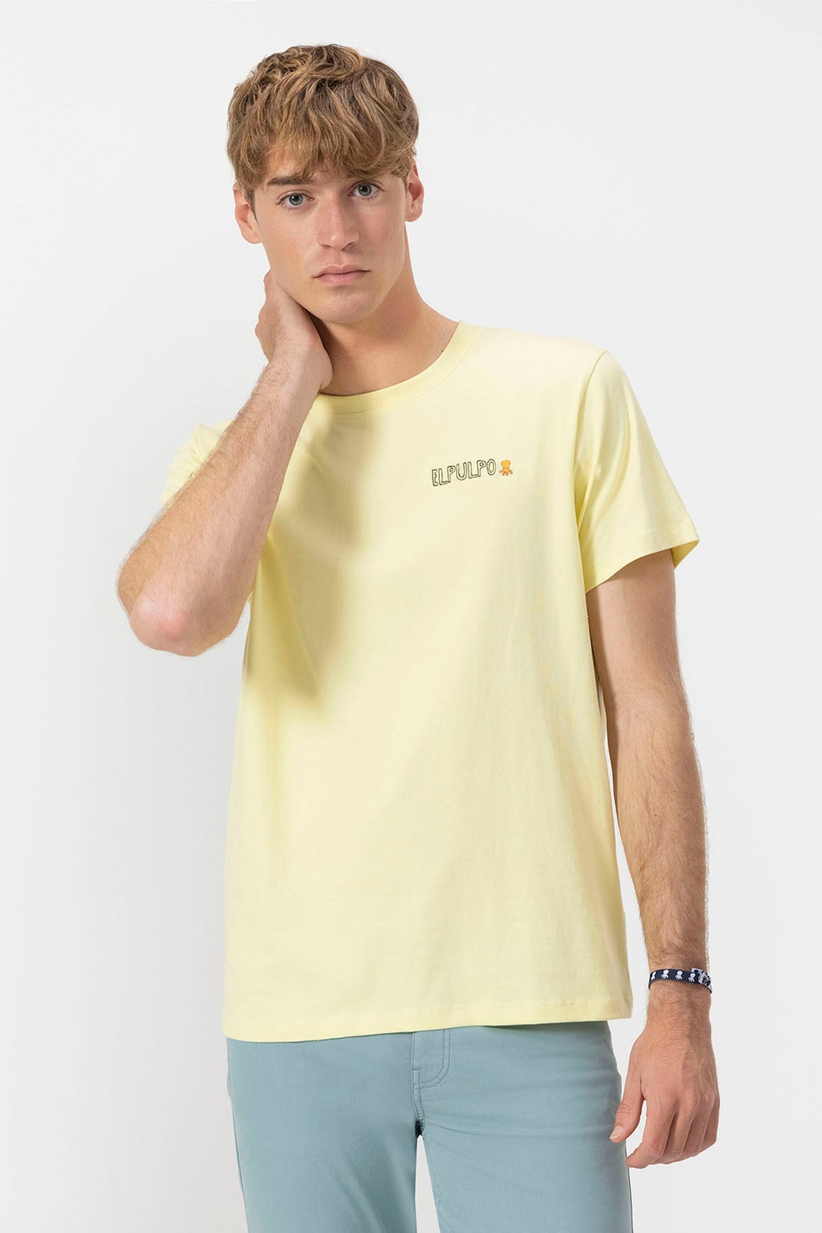 THE BEST TACOS PRINTED T-SHIRT LEMON YELLOW