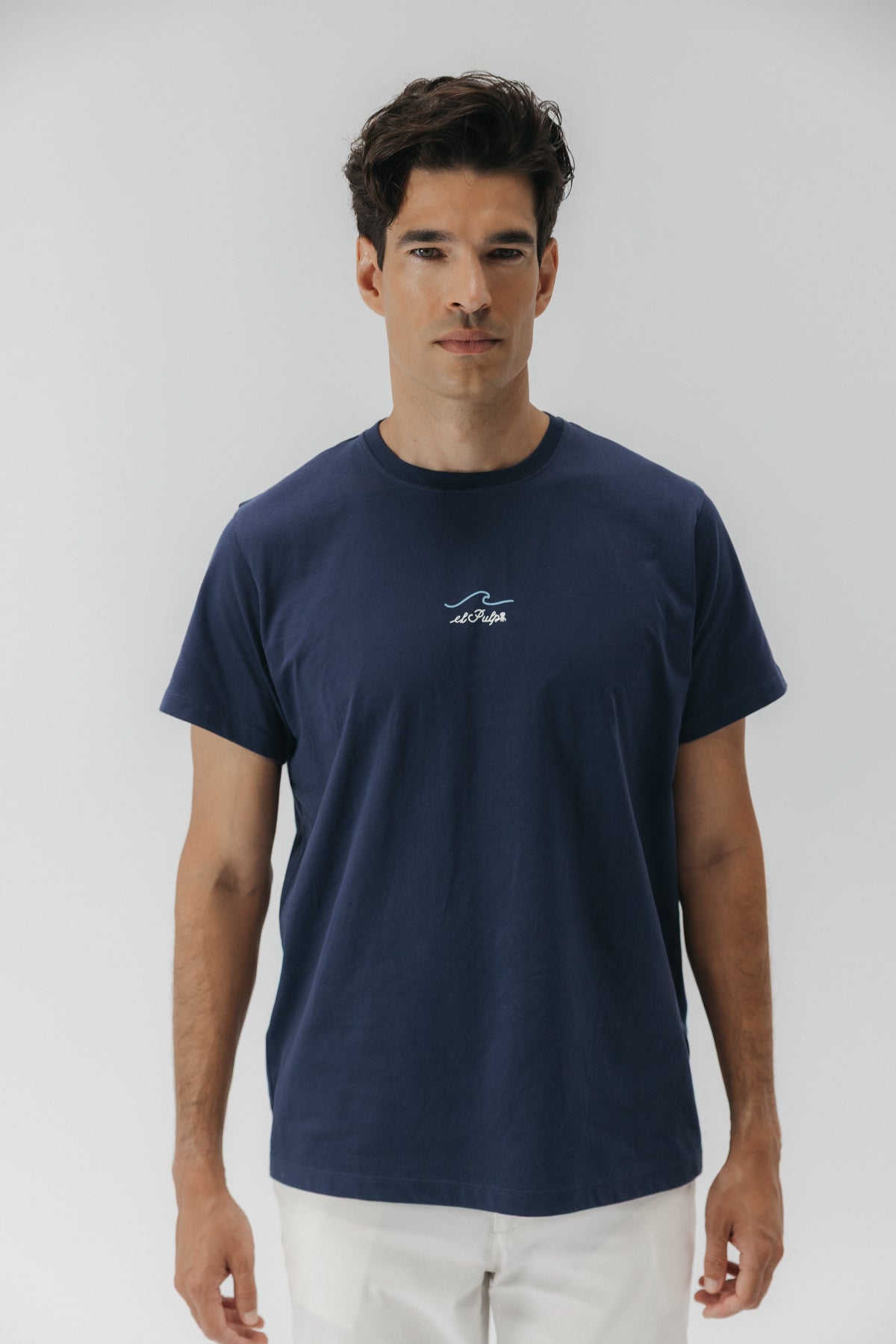 CAMISETA EL MAR TODO LO-CURA AZUL MARINO DELAVÉ