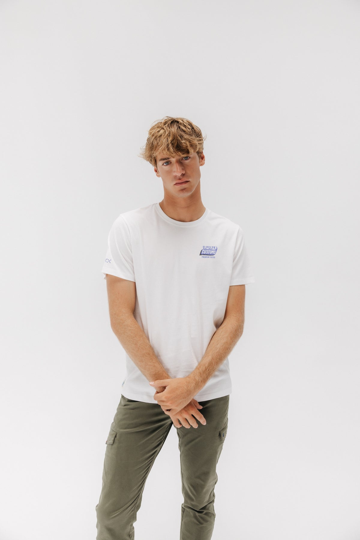 CAMISETA ELPULPO CUSTOMS BLANCO PURO