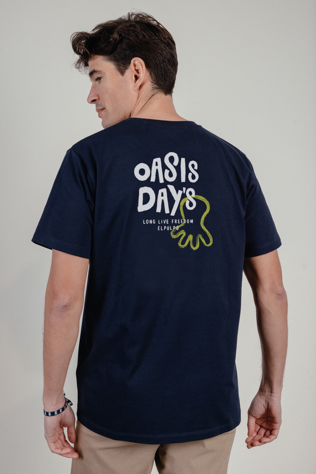 Camiseta oasis day´s azul marino