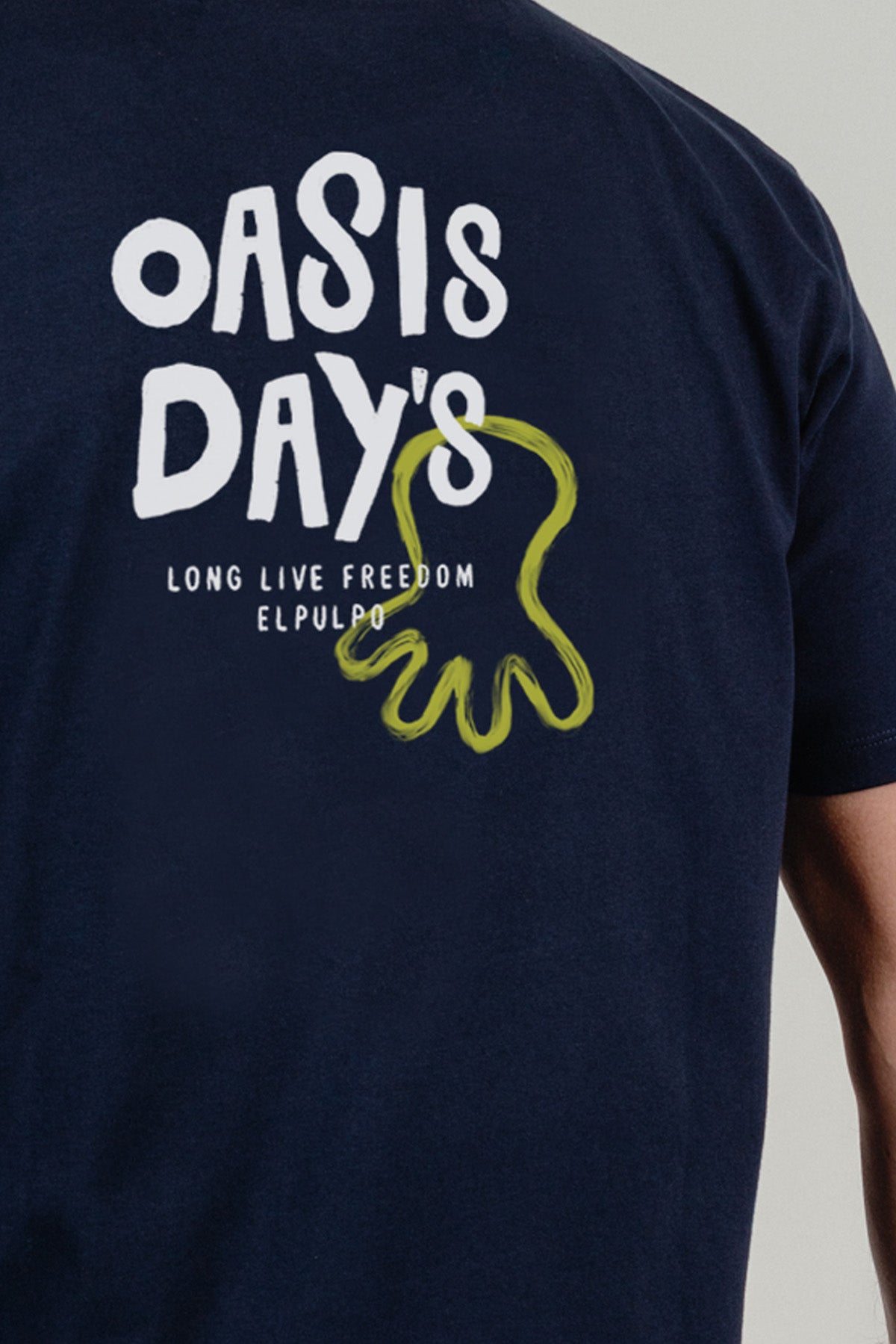Camiseta oasis day´s azul marino