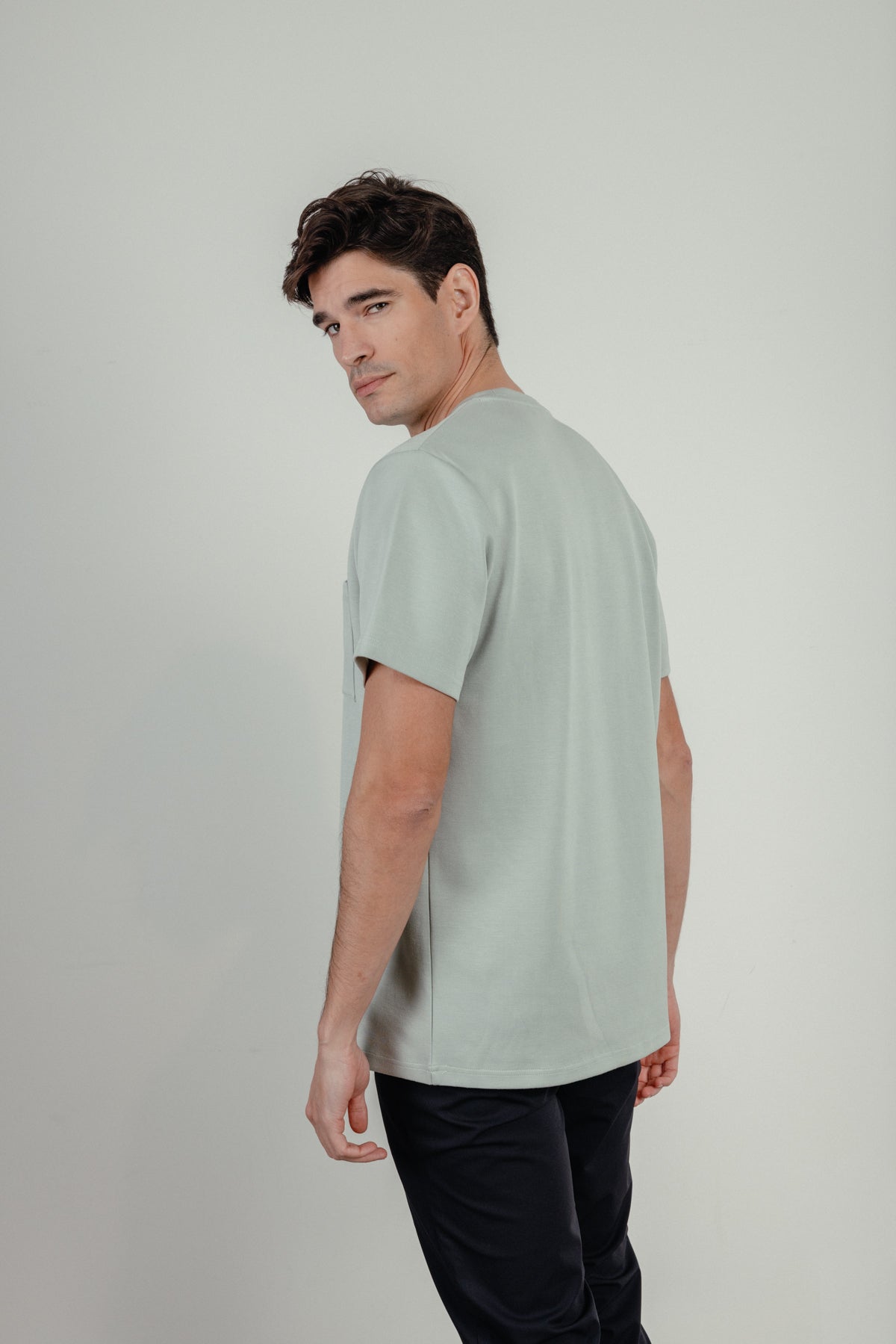 Camiseta neopreno parche engomado verde menta