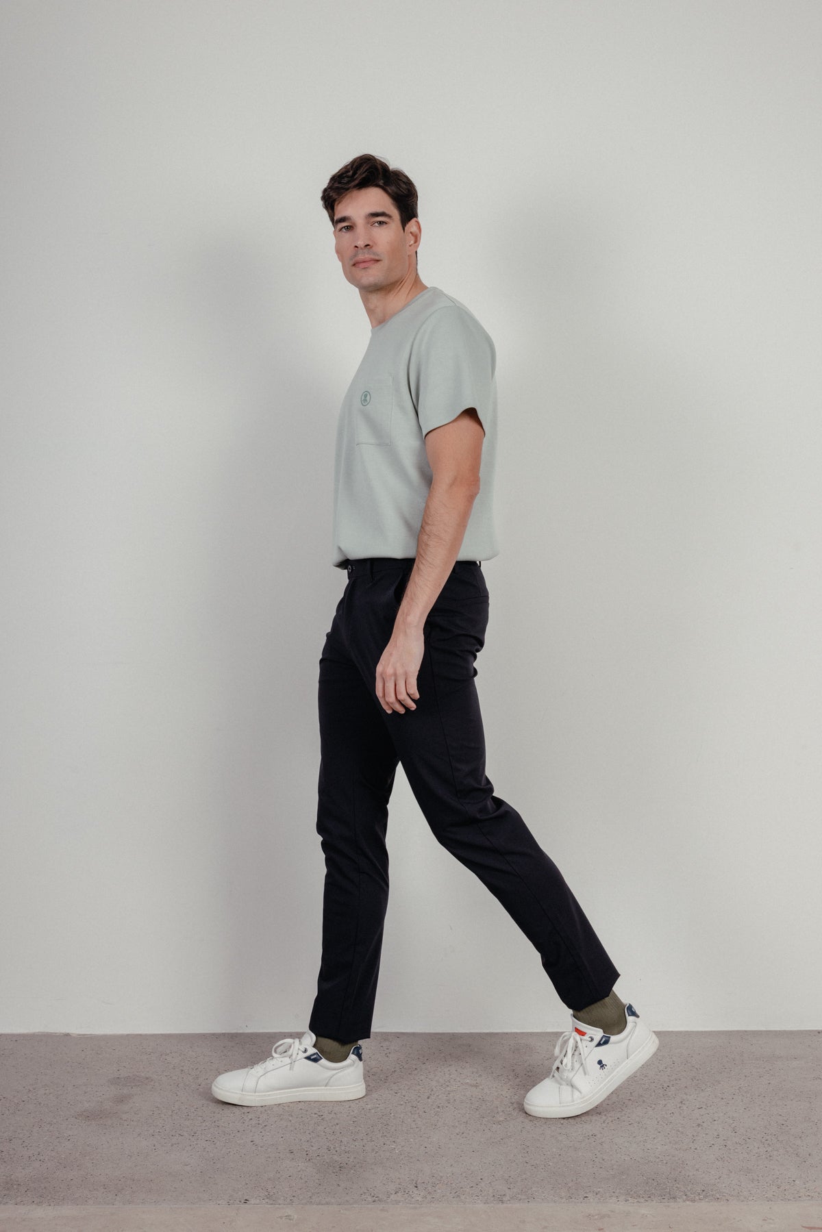 Camiseta neopreno parche engomado verde menta