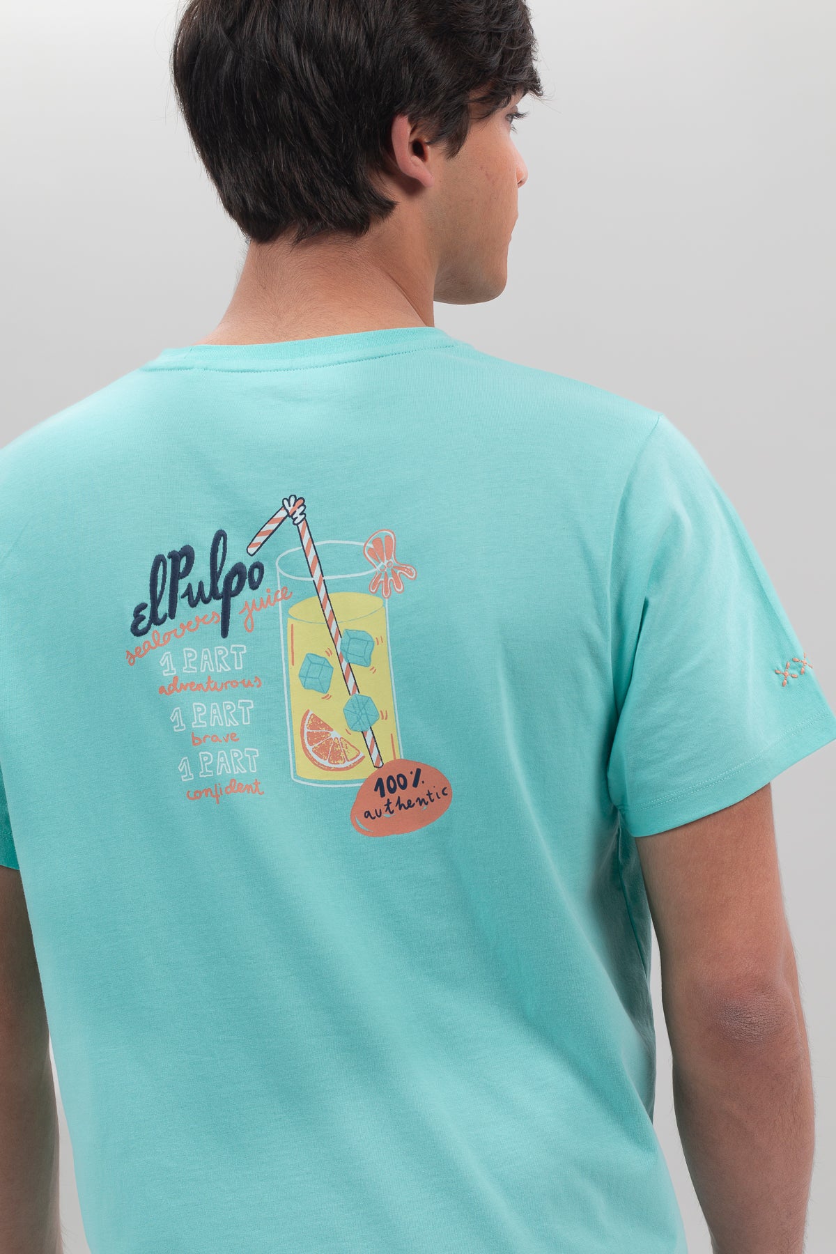 Camiseta estampado sealovers juice verde agua