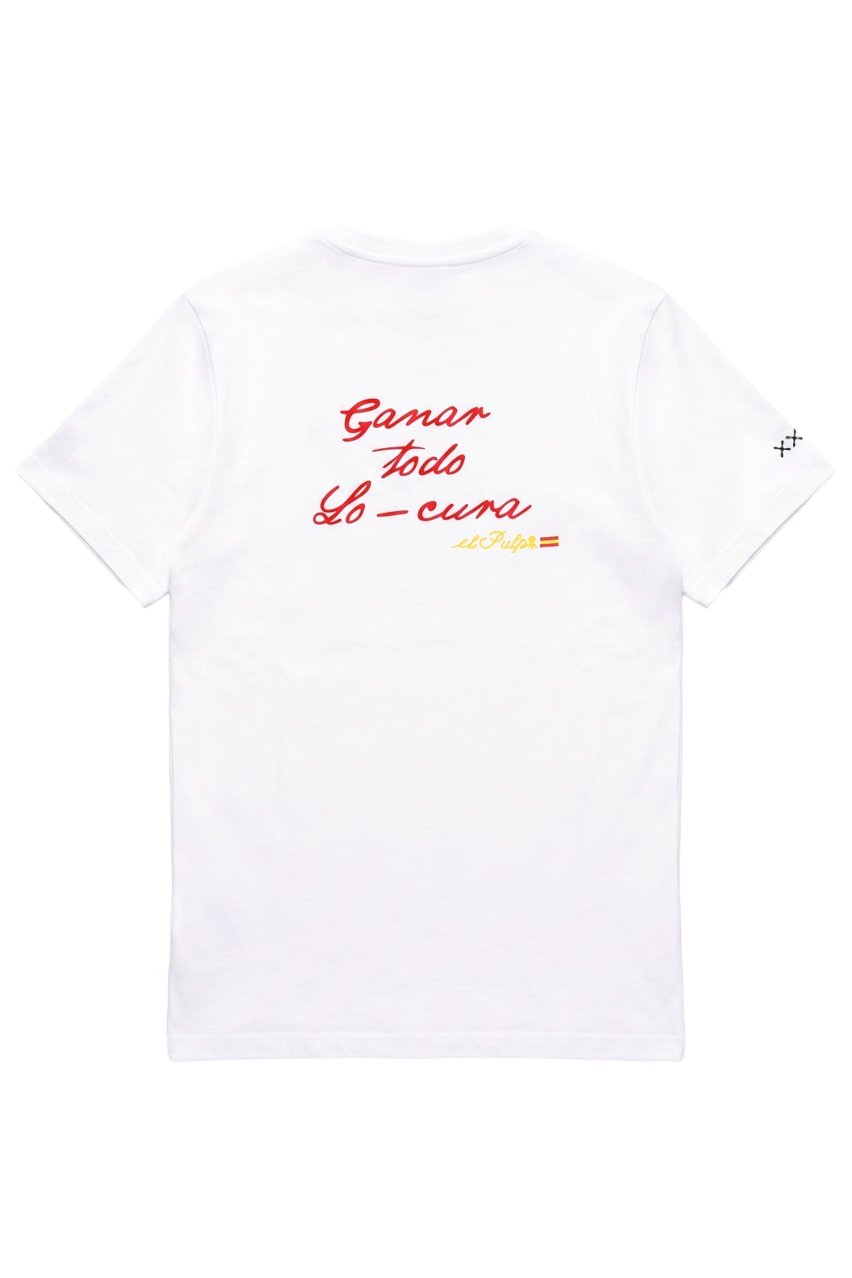 Camiseta ganar todo lo-cura blanco puro