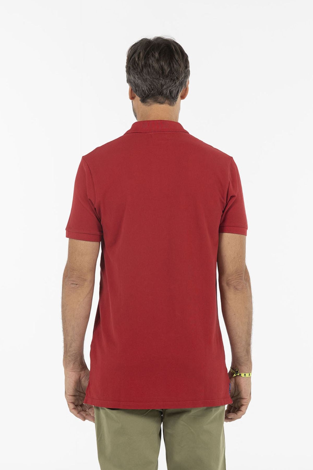 DELAVÉ BASIC POLO WITH RED LOGO