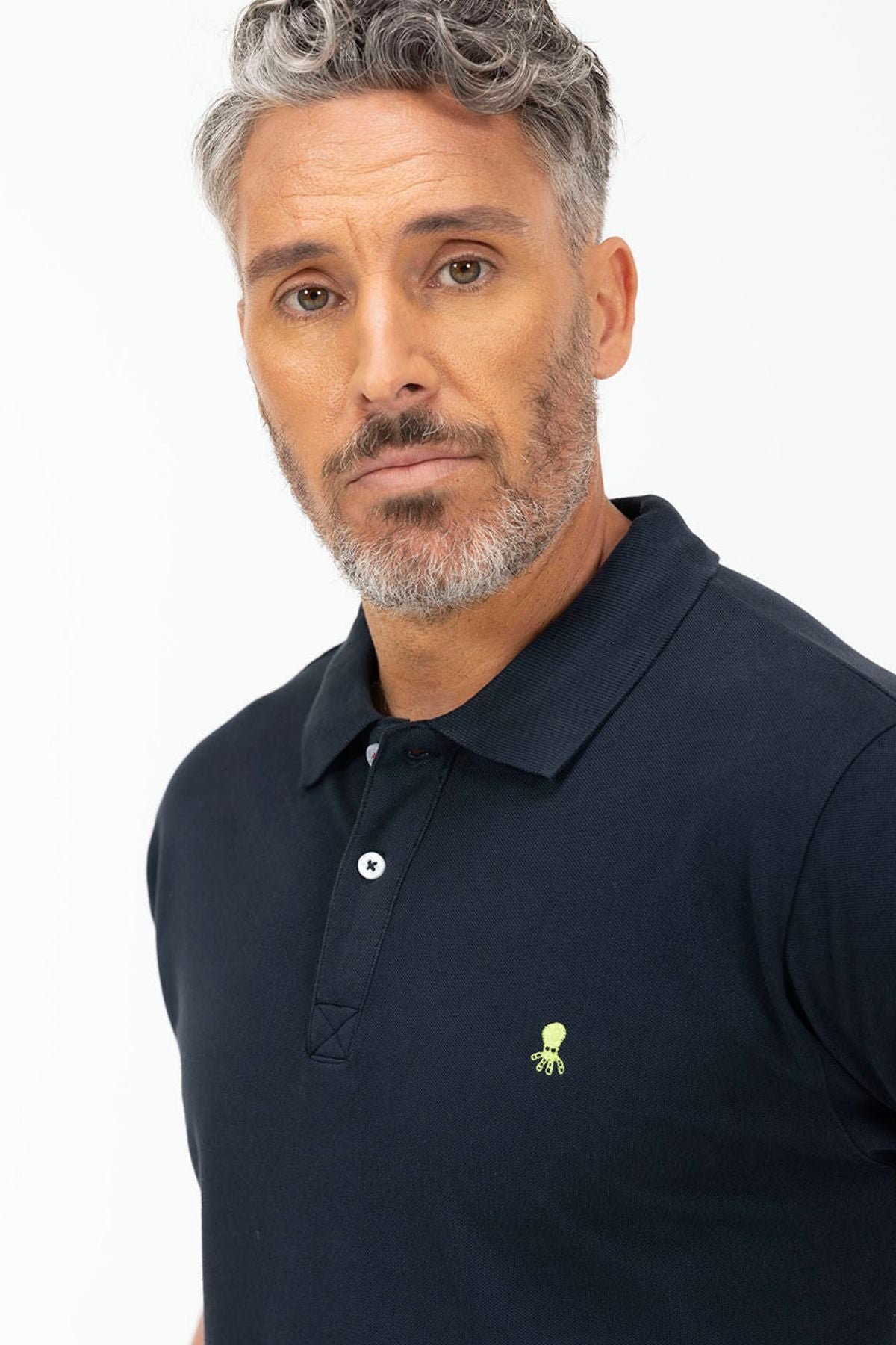 POLO BASIC LOGO AZUL MARINO DELAVÉ