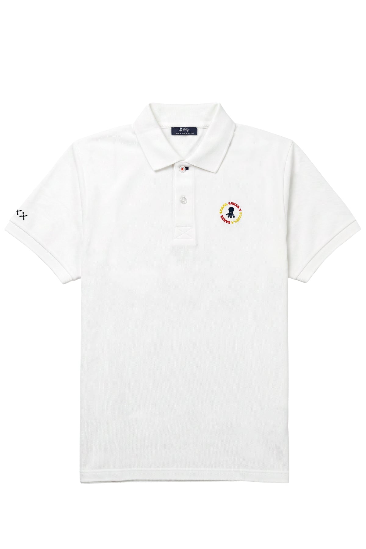 Polo ep ganar, ganar y volver a ganar blanco puro