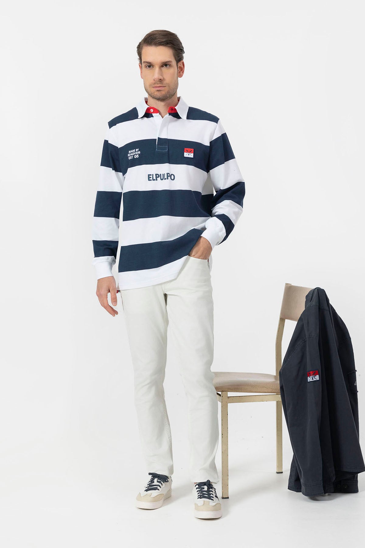 POLO RUGBY EL MAR TODO LO-CURA NAVY BLUE