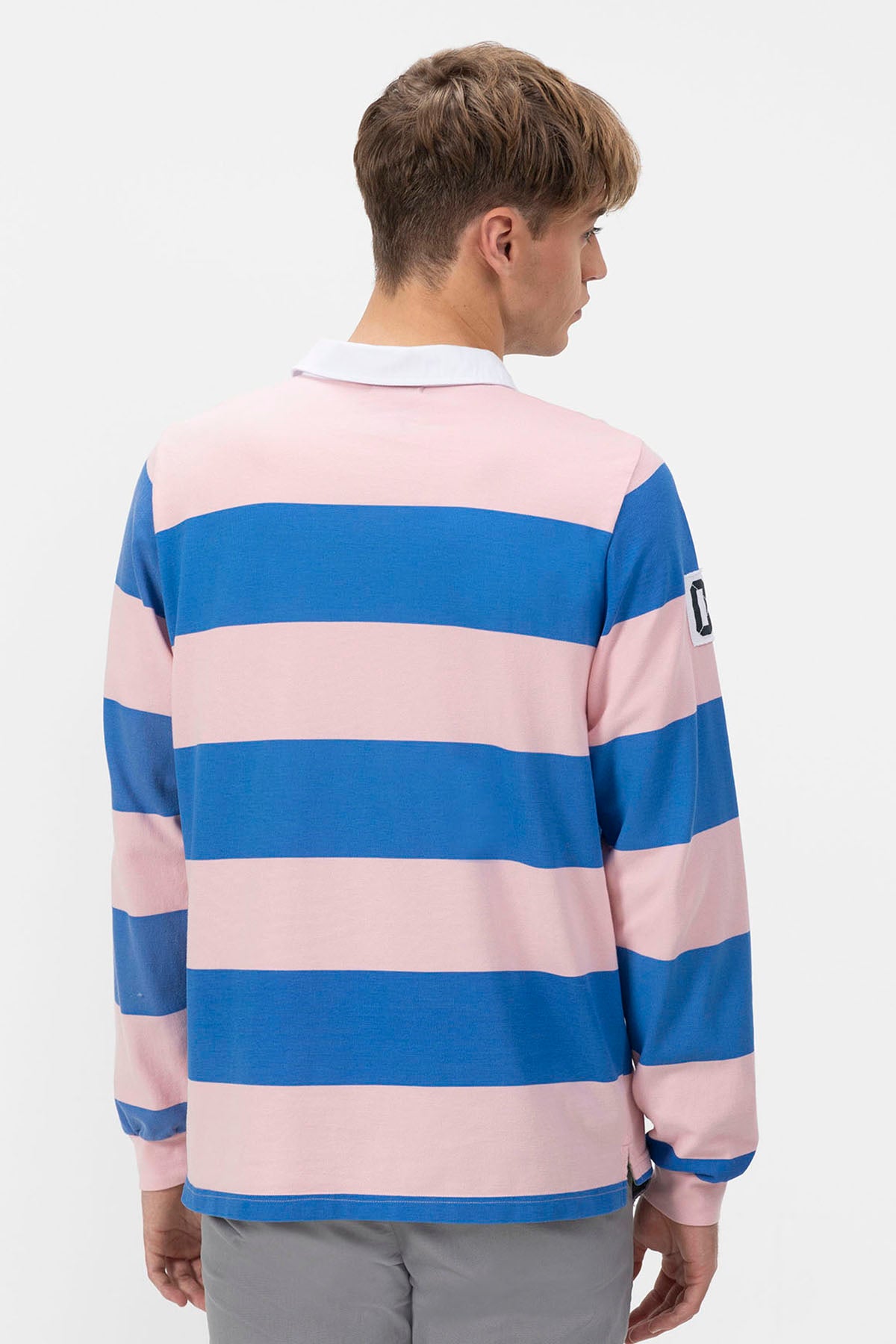 ELPULPO ESSENTIALS PINK RUGBY POLO SHIRT