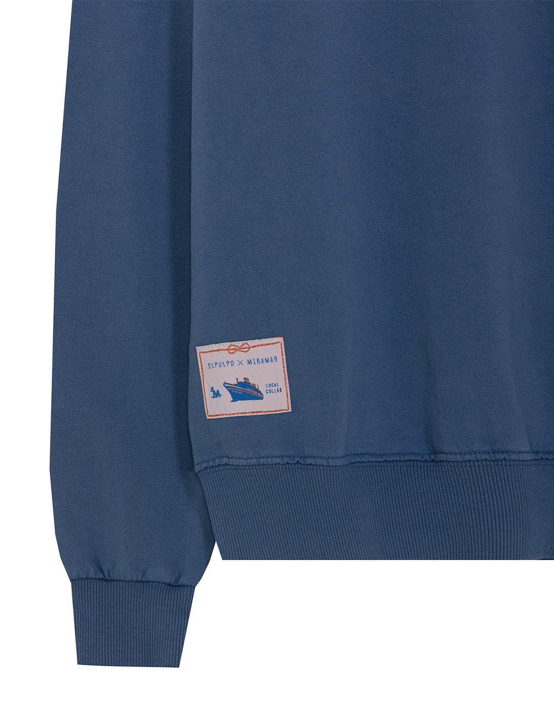 SUDADERA CRUISE AZUL INDIGO DELAVÉ