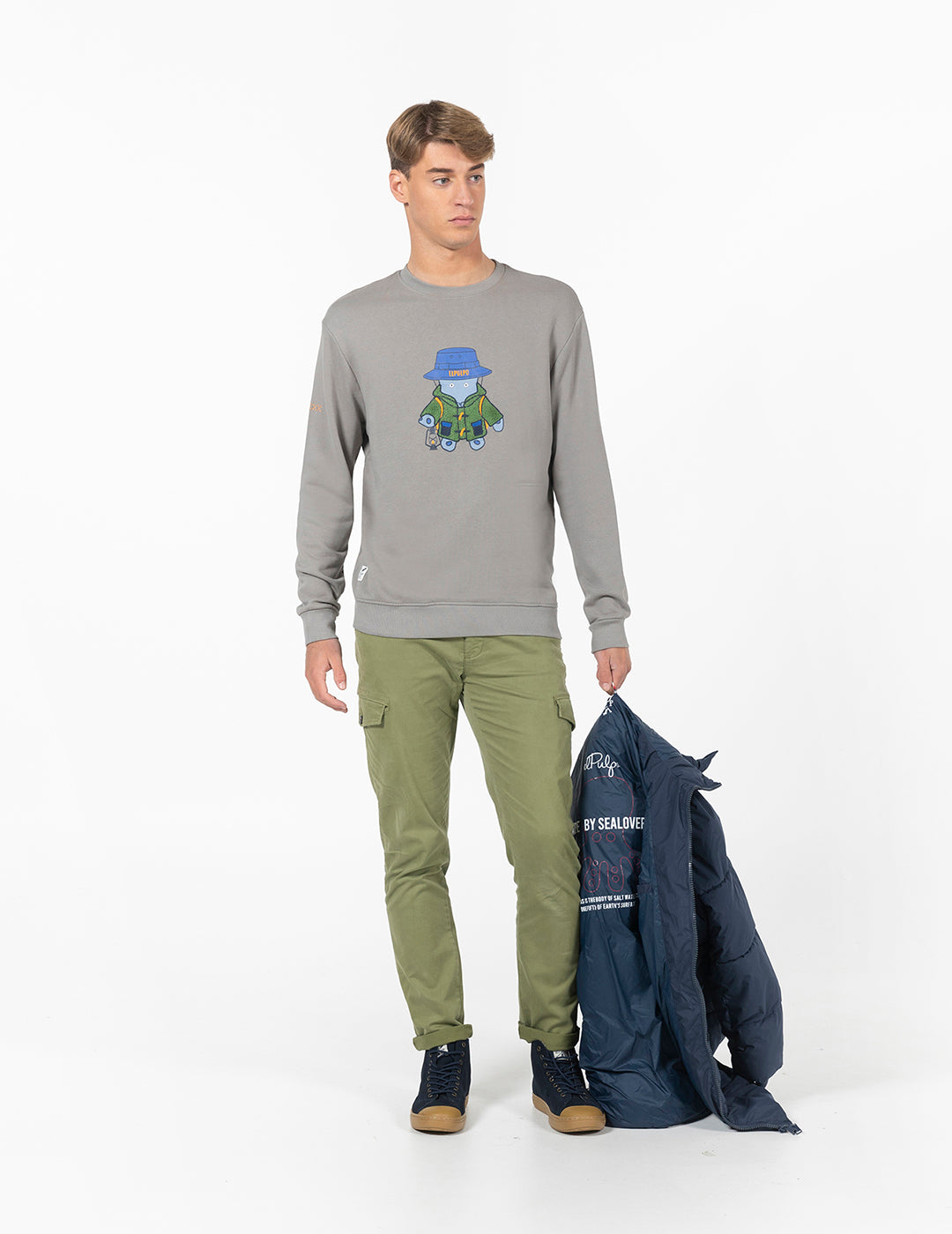 SUDADERA ELPULPO EXPLORER ANTRACITA