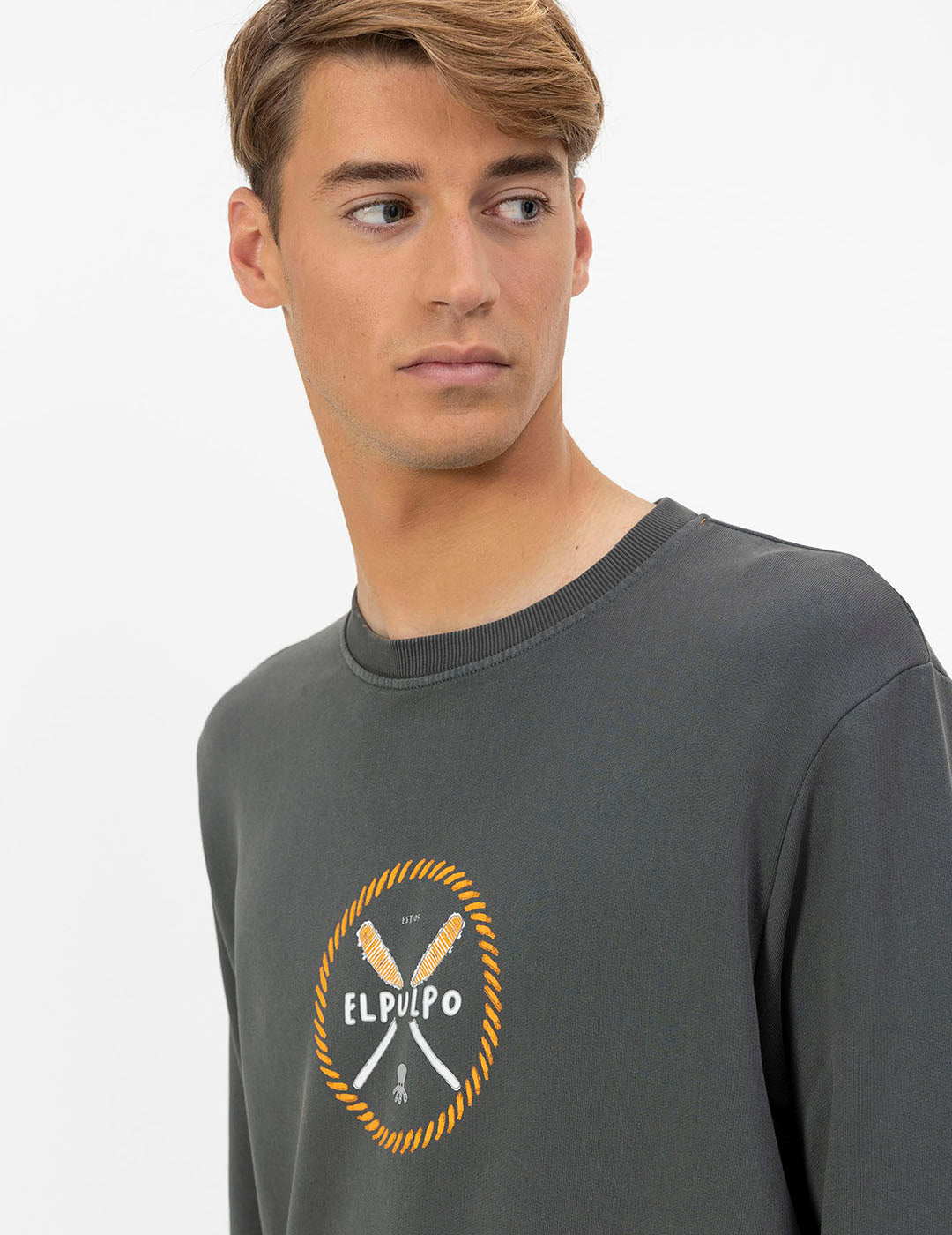 CARBON FRONT OAR PRINT SWEATSHIRT