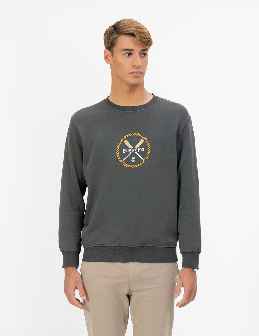 CARBON FRONT OAR PRINT SWEATSHIRT