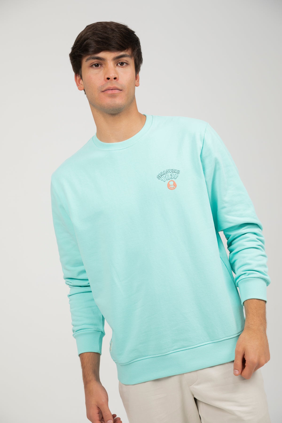 Sudadera estampado sealovers van roadtrip verde agua