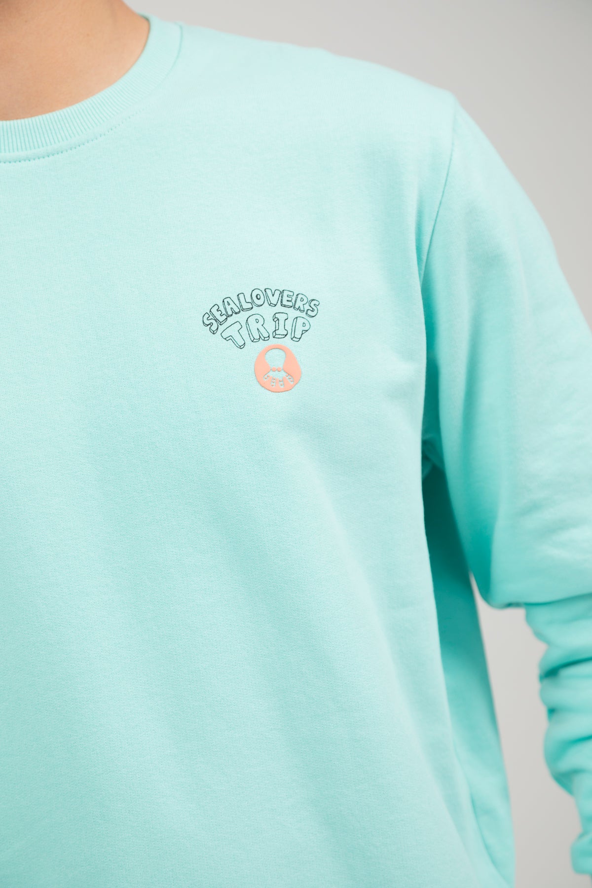 Sudadera estampado sealovers van roadtrip verde agua