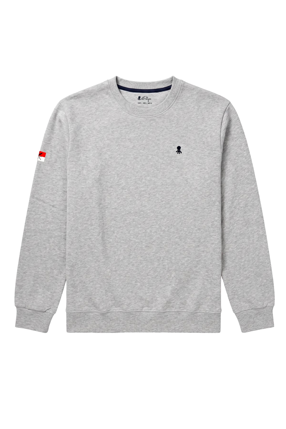 Sudadera elpulpo naranjito gris vigoré