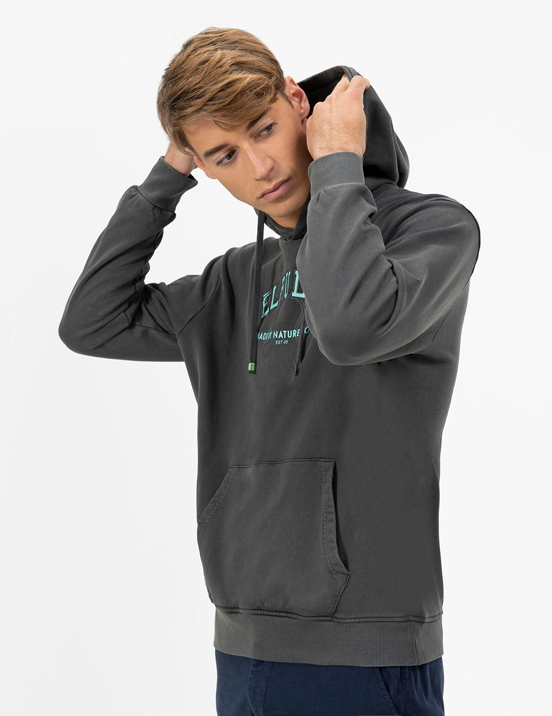 EL PULPO UNIVERSITY CARBON FABRIC HOODIE