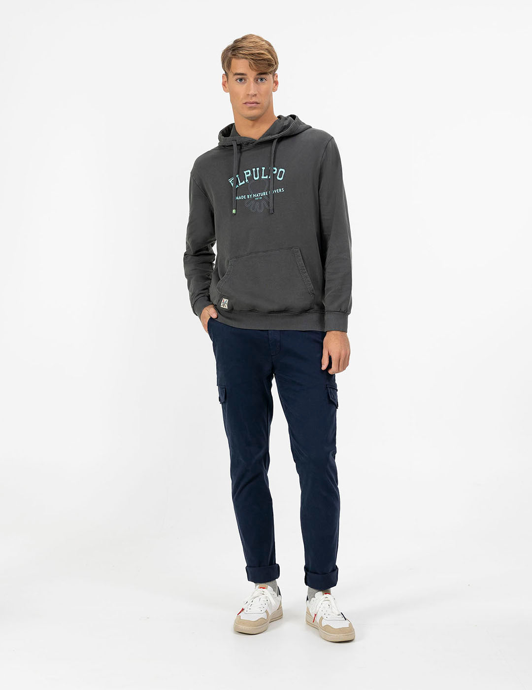 EL PULPO UNIVERSITY CARBON FABRIC HOODIE