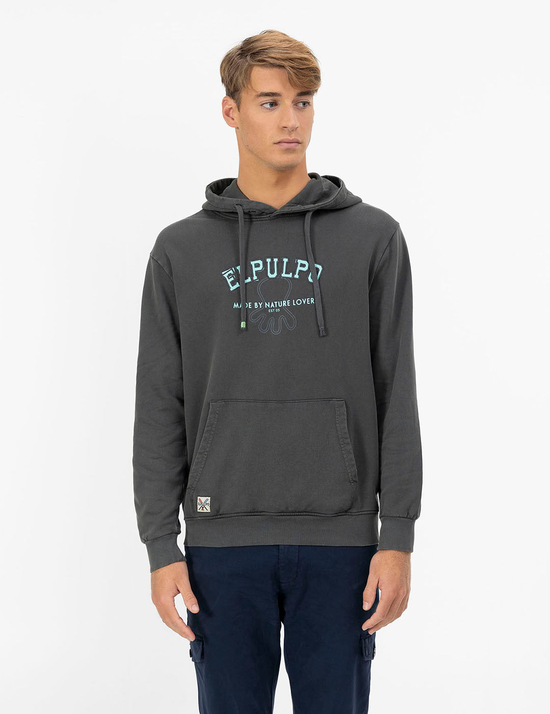 EL PULPO UNIVERSITY CARBON FABRIC HOODIE