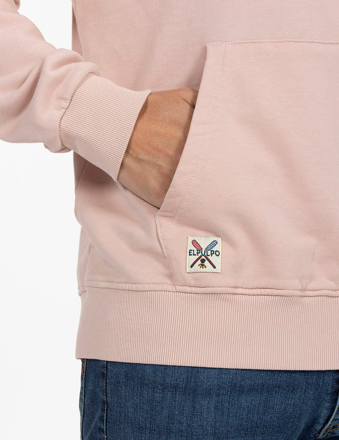 DELAVÉ PINK ROUND DESERT HOODIE