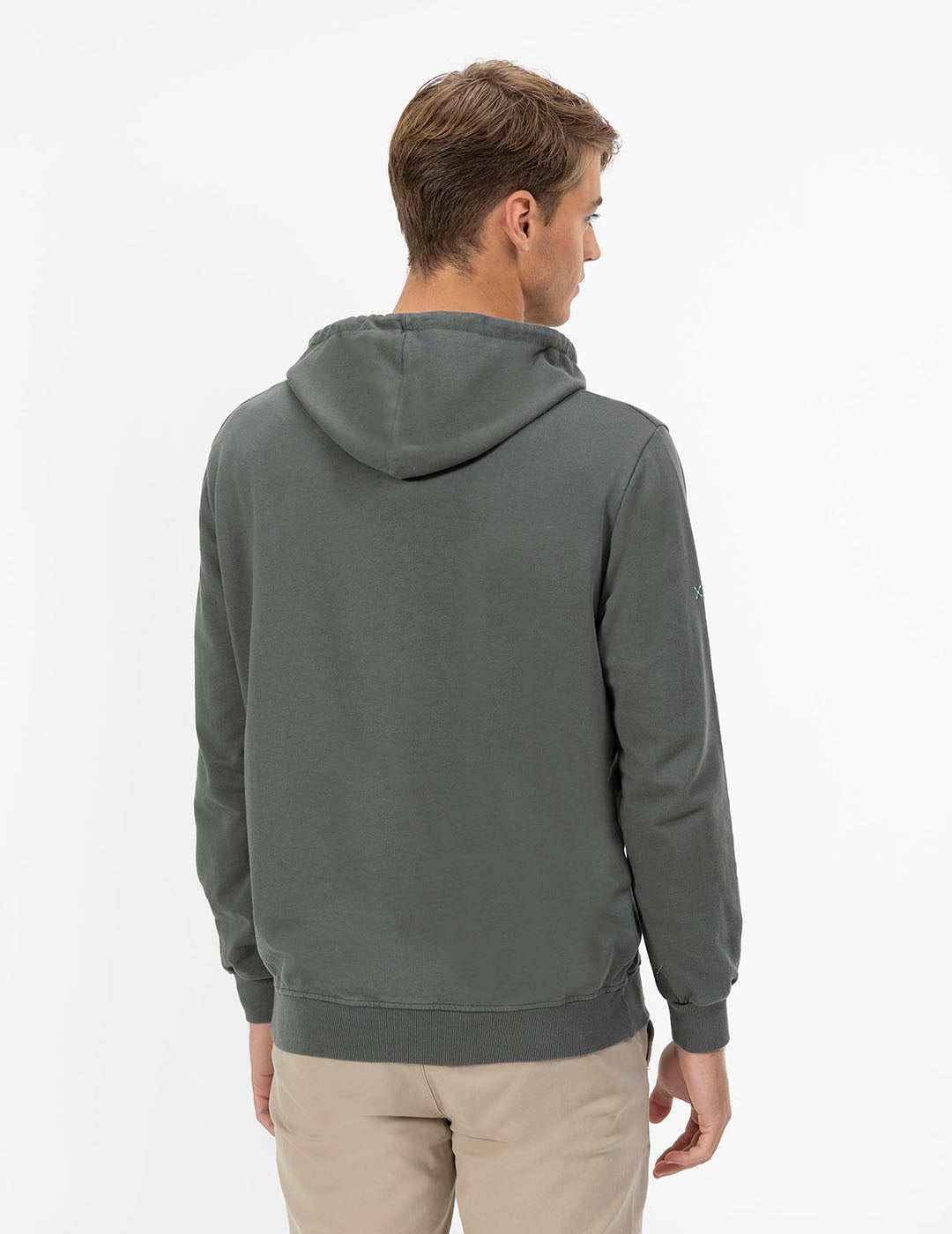 MOUNTAIN CHARCOAL LABEL HOODIE