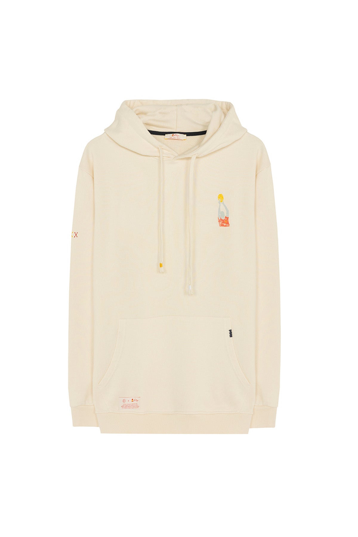 Off-white vintage football print hoodie