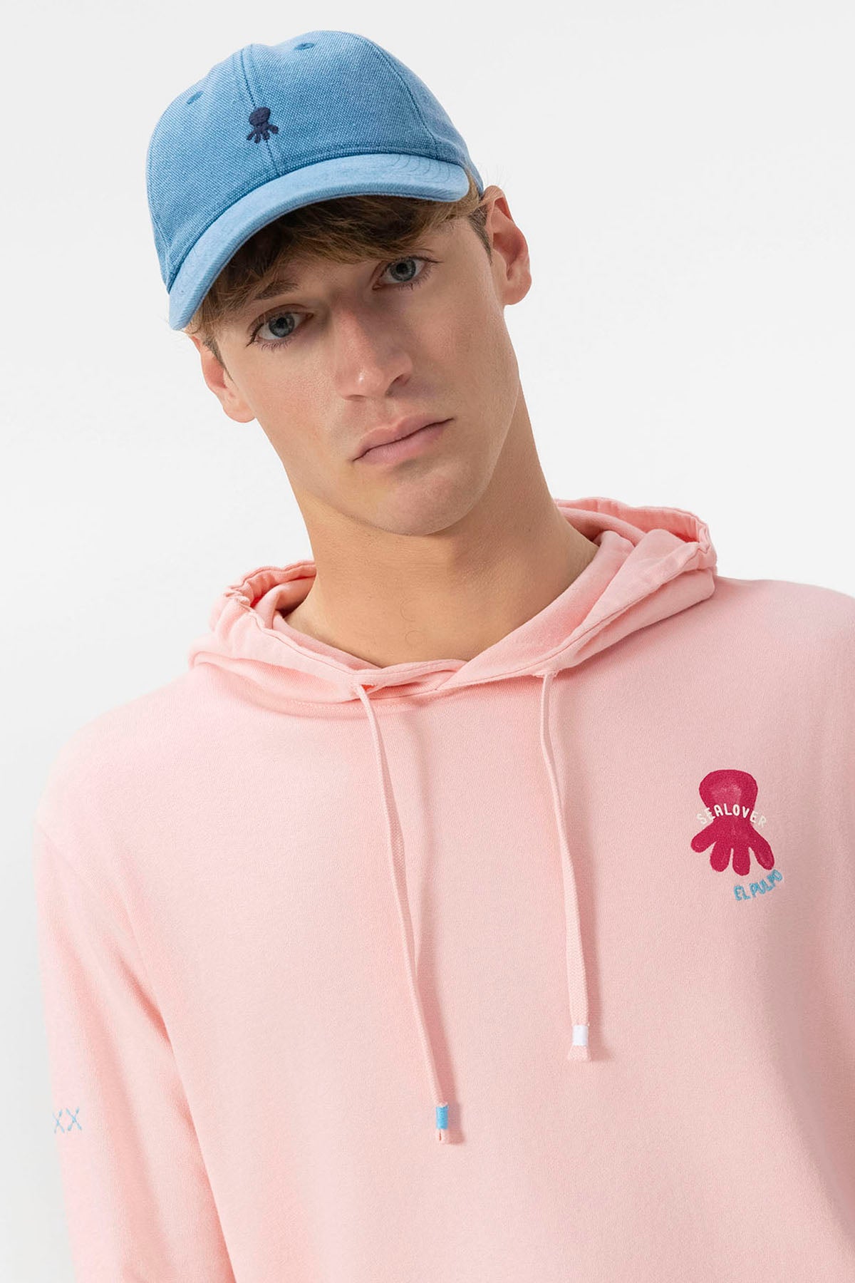 SEALOVERS CLUB PINK PRINT HOODIE