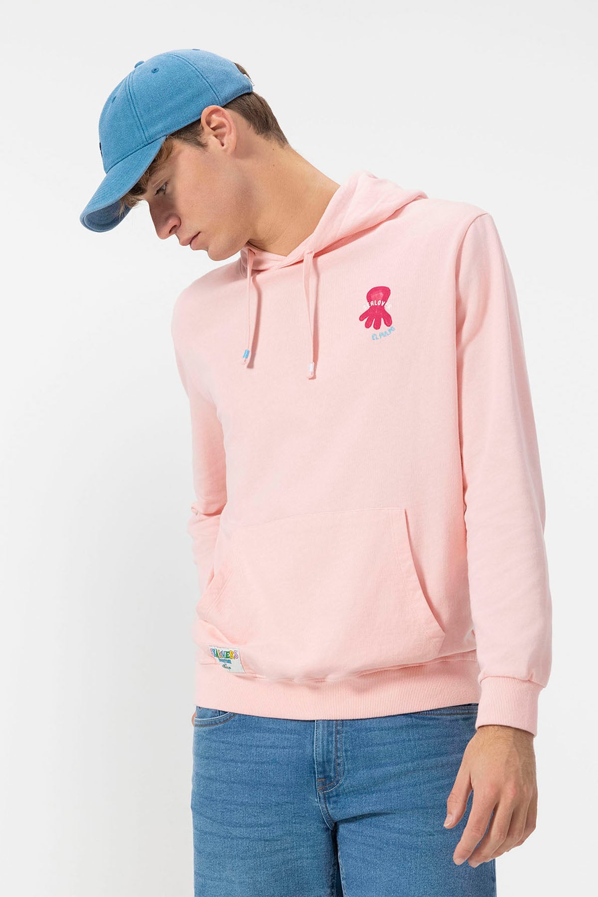 SEALOVERS CLUB PINK PRINT HOODIE