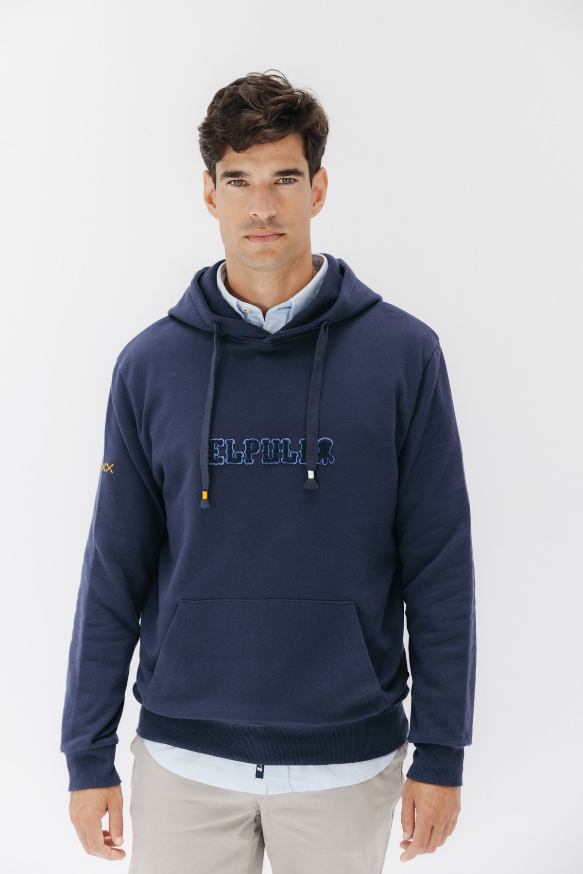 SUDADERA CAPUCHA ELPULPO EFFECT AZUL MARINO DELAVÉ