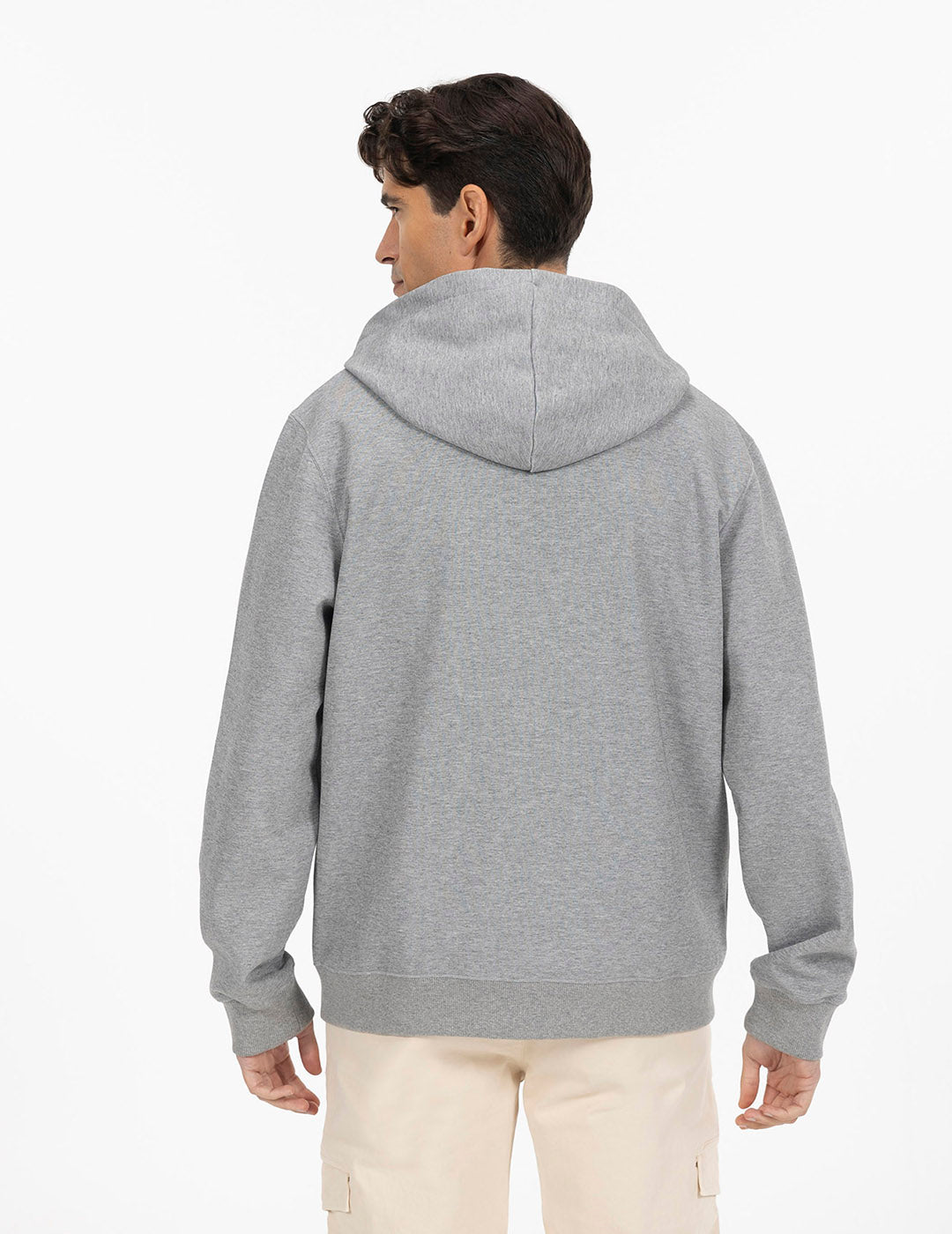 SUDADERA CAPUCHA NEOPRENO ESTAMPADO ENGOMADO GRIS VIGORÉ