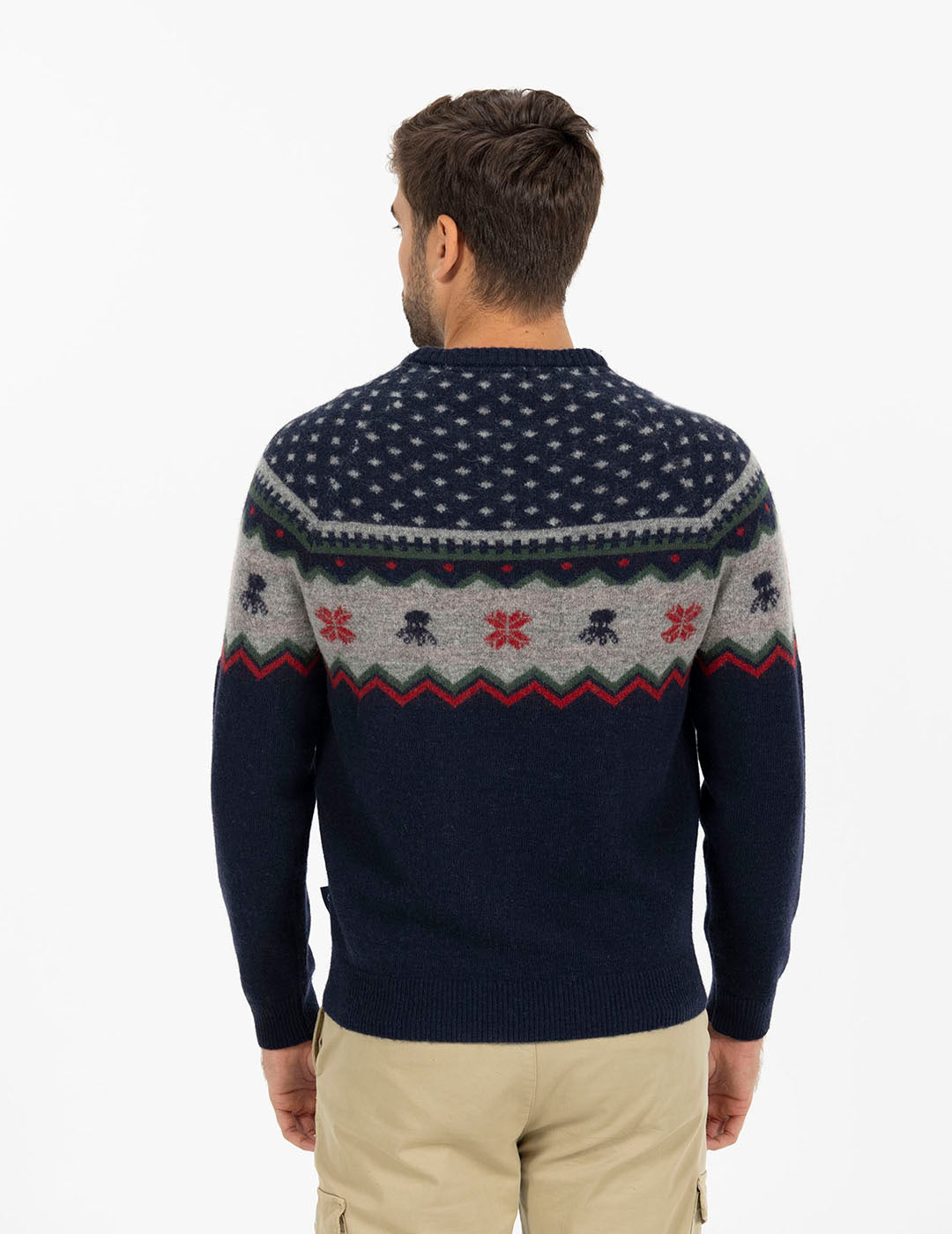 NAVY BLUE FRENCH CHRISTMAS SWEATER